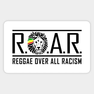 Reggae Over All Racism Magnet
